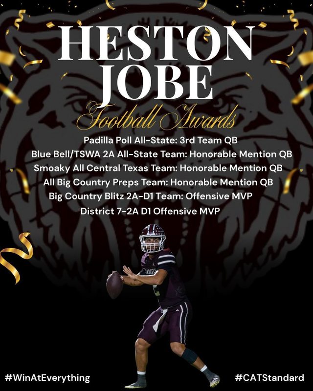 Hest Jobe football awards