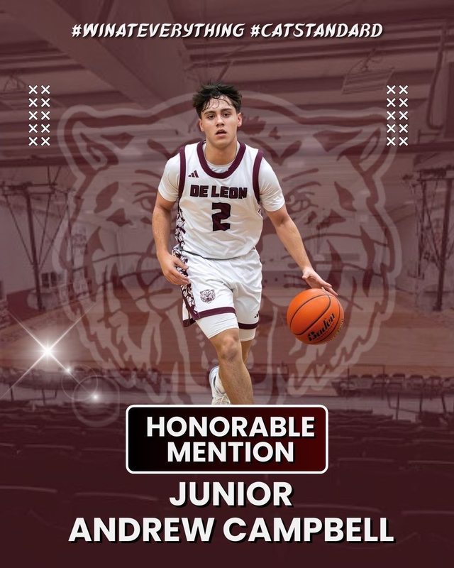 honorable mention junior andrew campbell