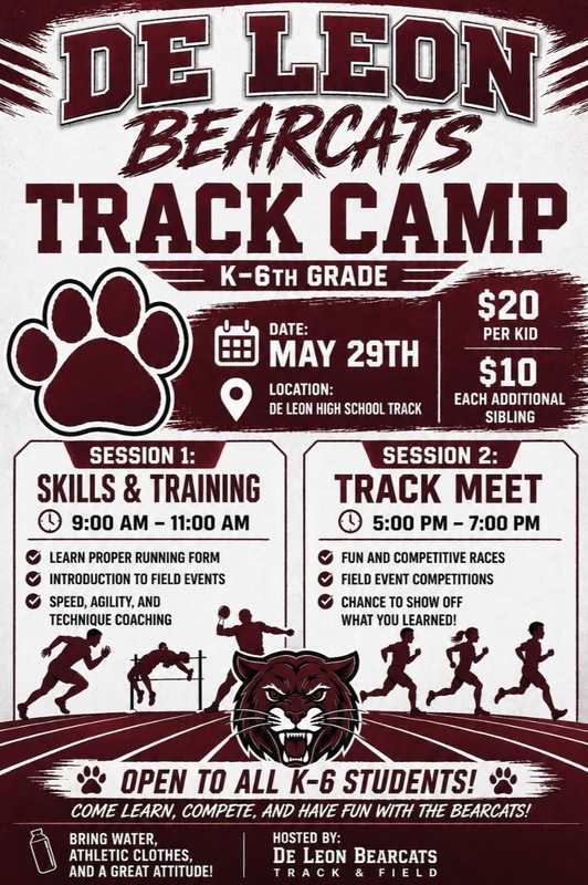 Track camp flyer