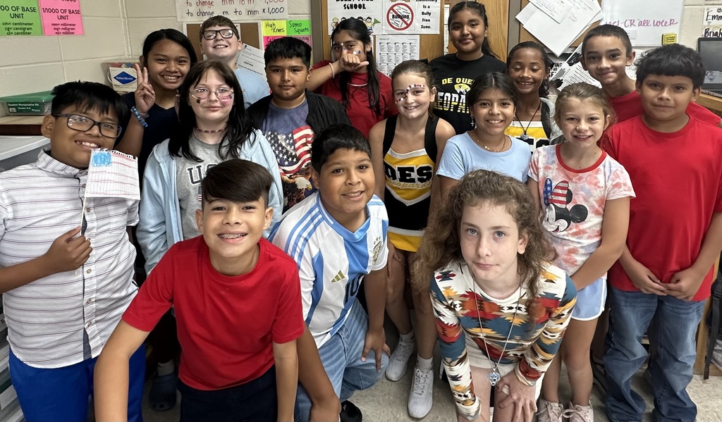 5th grade with USA and Leopard spirit.