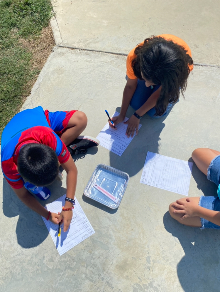 measuring temps and building solar ovens