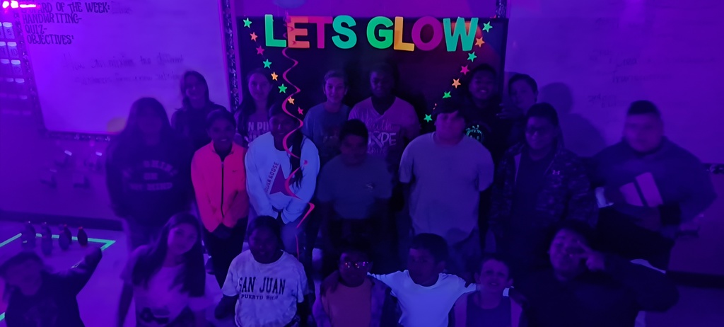 5th grade science "Glow Day"