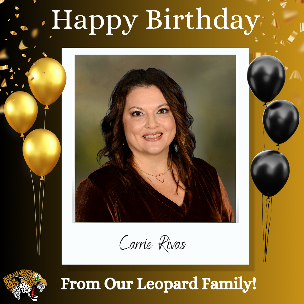 Happy Birthday Mrs. Rivas!