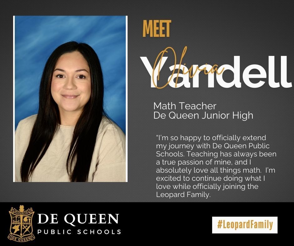 Welcome Mrs. Yandell