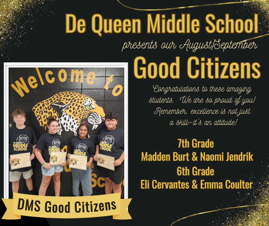 August/September Good Citizens