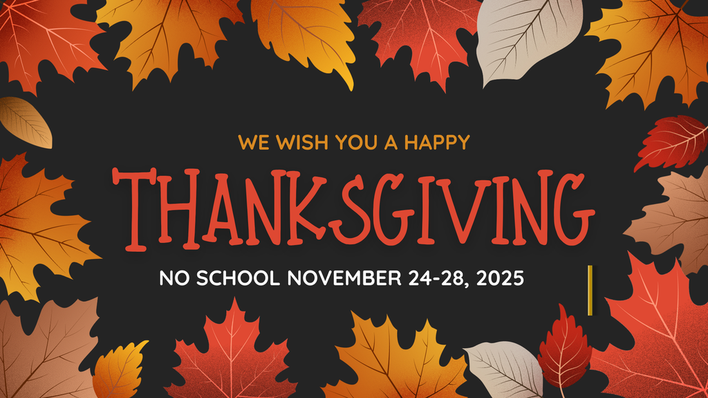 Happy Thanksgiving from all of us at DeQueen Junior High School! 🦃🍁 Wishing our students, families, and community a warm and joyful holiday! 💛🖤