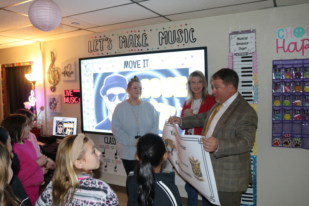 Presenting the banner