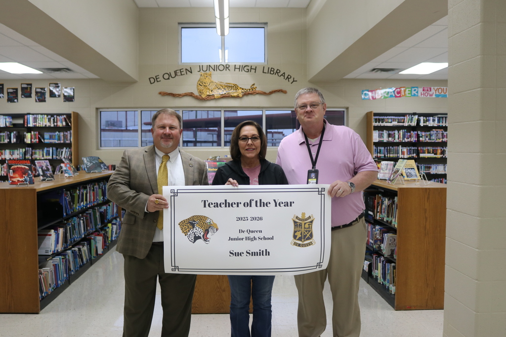 Mrs. Sue Smith Junior High Teacher of the Year