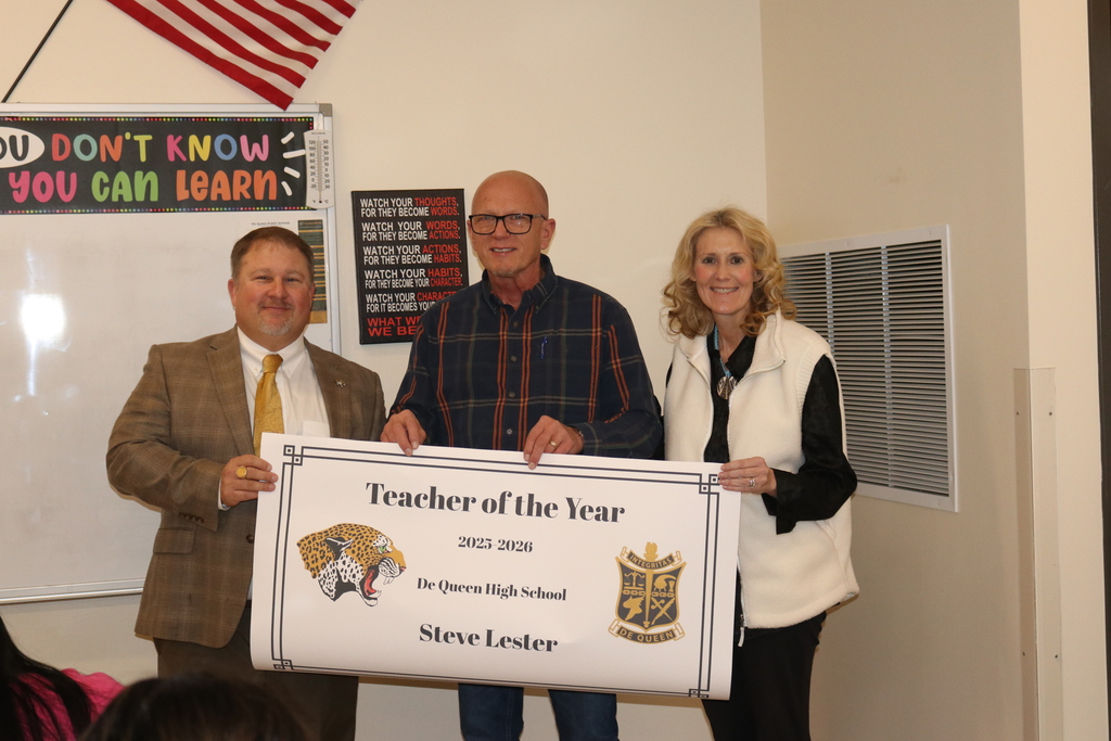 Mr. Steve Lester-De Queen High School Teacher of the Year