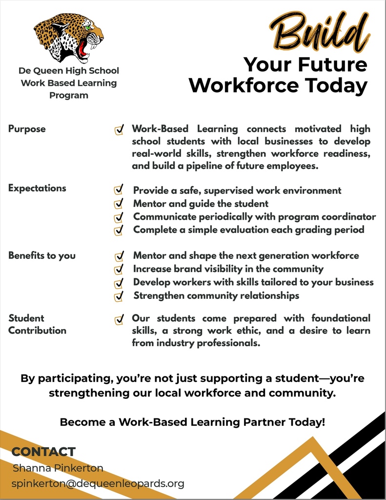 Informative Flyer containing the same information from post.