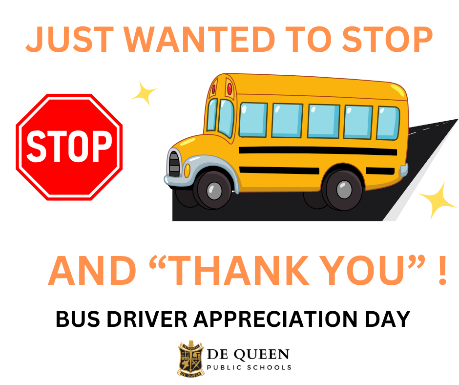 Graphic "Stop and Thank Bus Driver"
