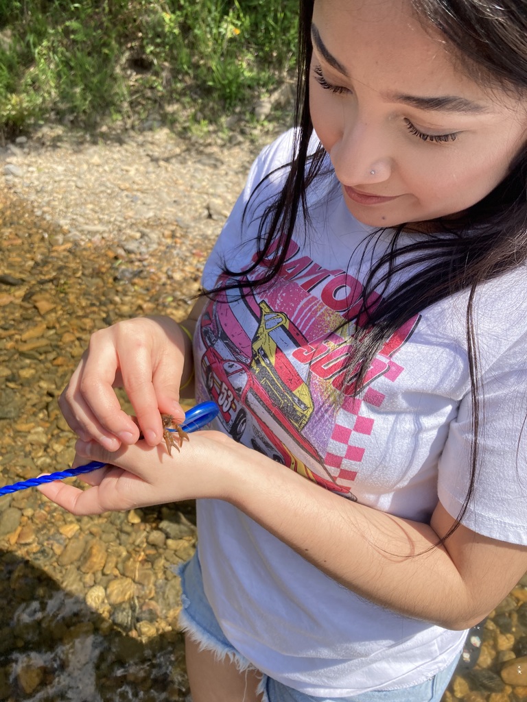 10th grade biology students at Cossatot River State Park