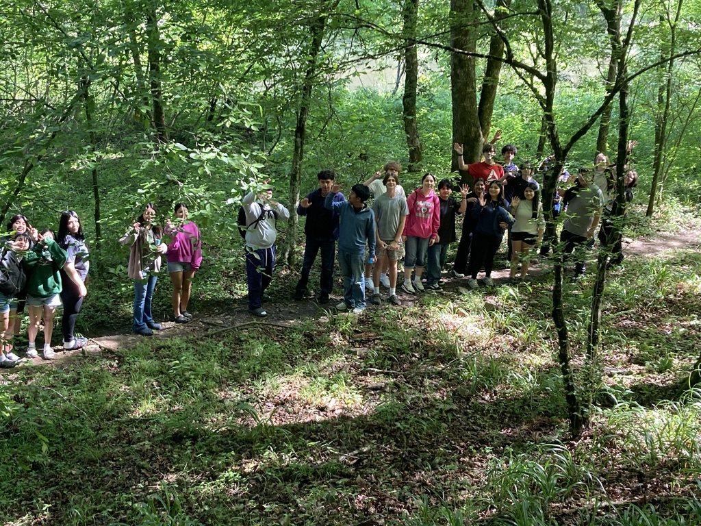 10th grade biology students at Cossatot River State Park