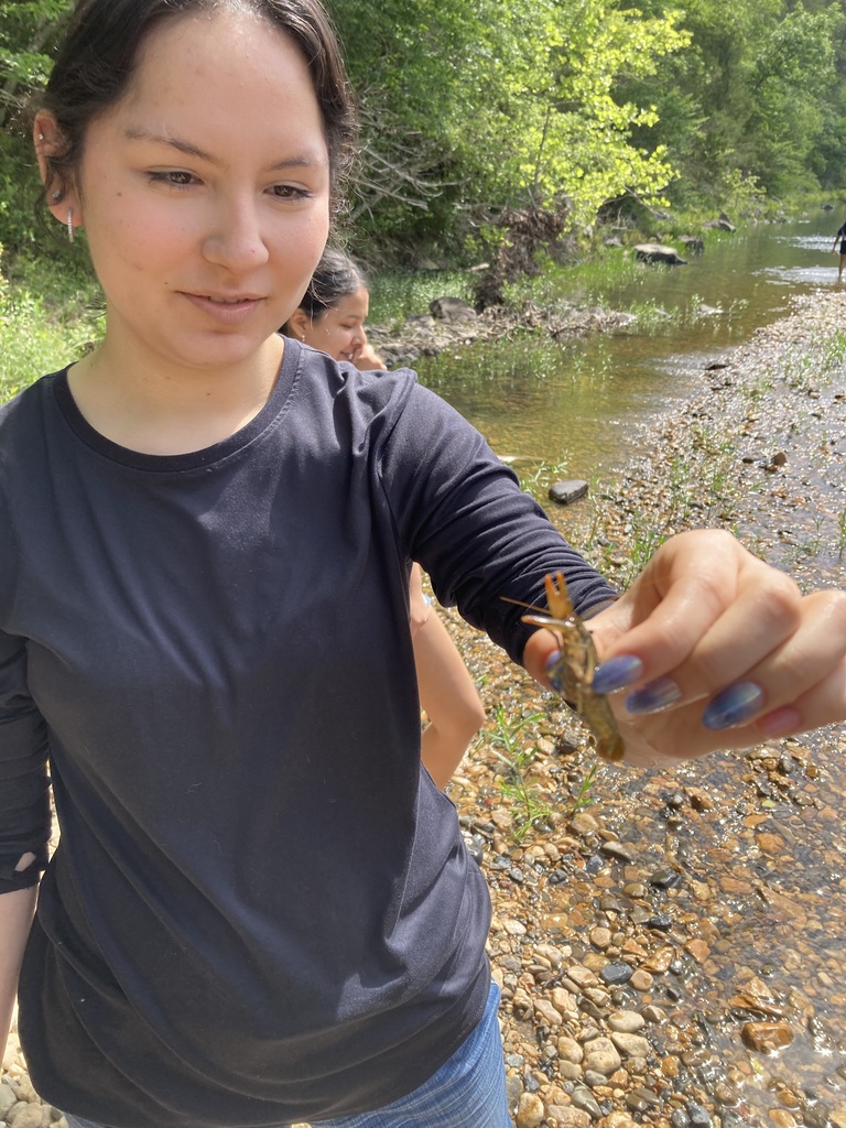 10th grade biology students at Cossatot River State Park