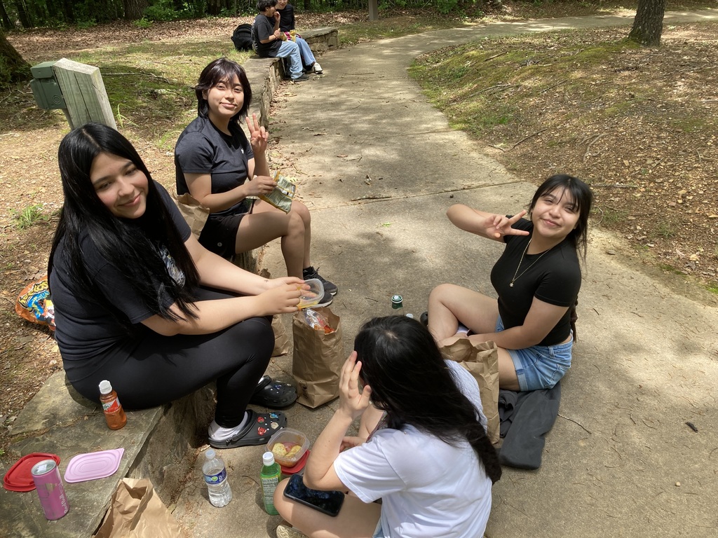 10th grade biology students at Cossatot River State Park