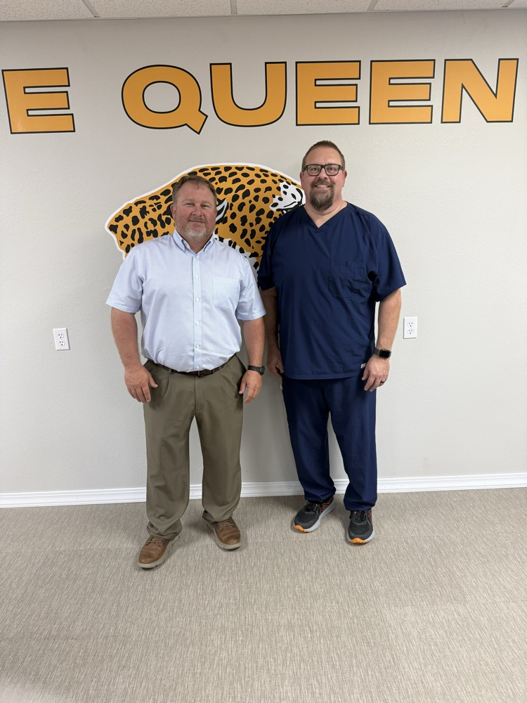 superintendent sanders with Brad Patterson