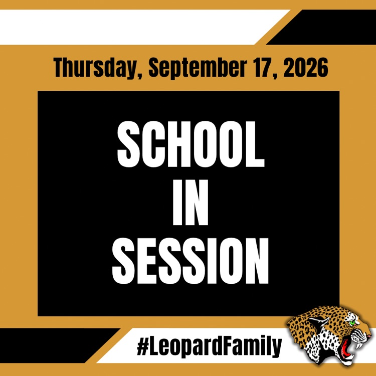 school in session Thursday September 17, 2026