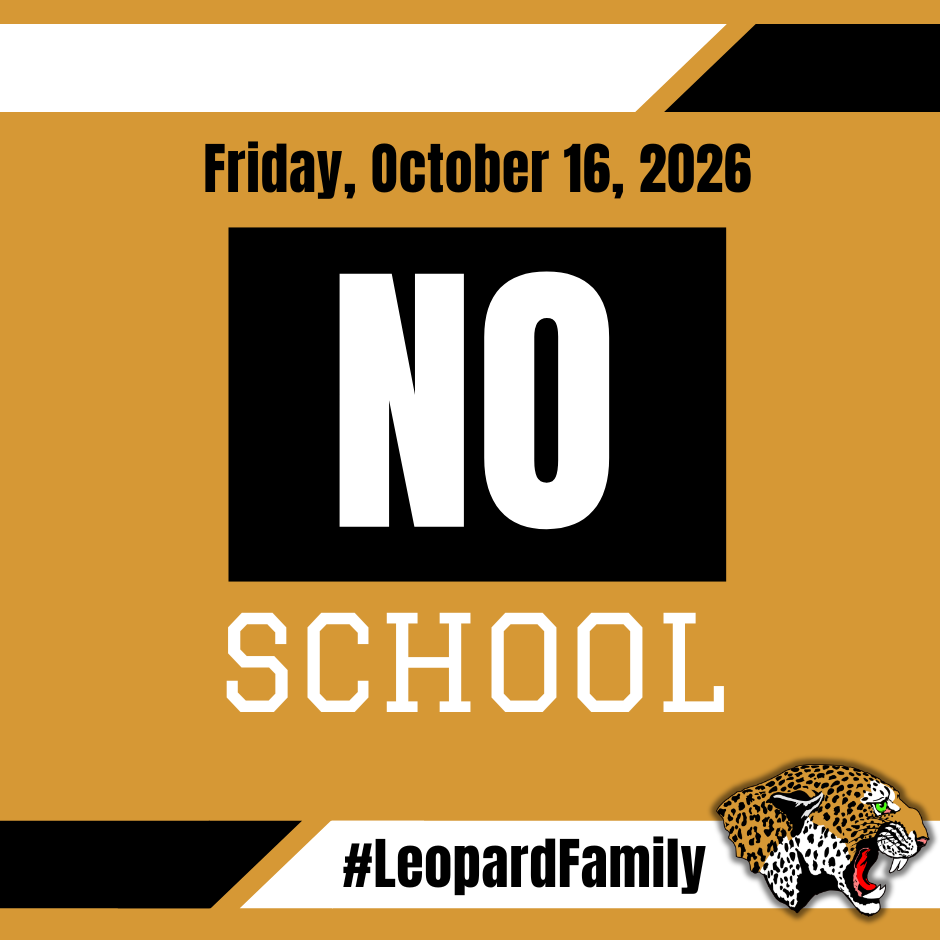 No School, Friday October 16, 2026