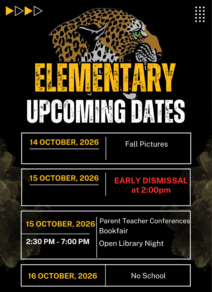 Upcoming Dates for October 2026