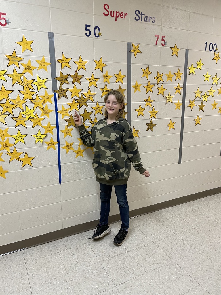 This 4th grader has achieved in AR points.