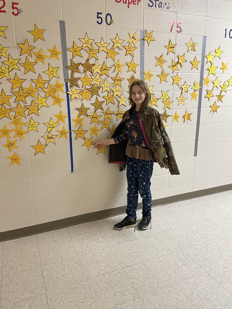This 4th grader has achieved in AR points.