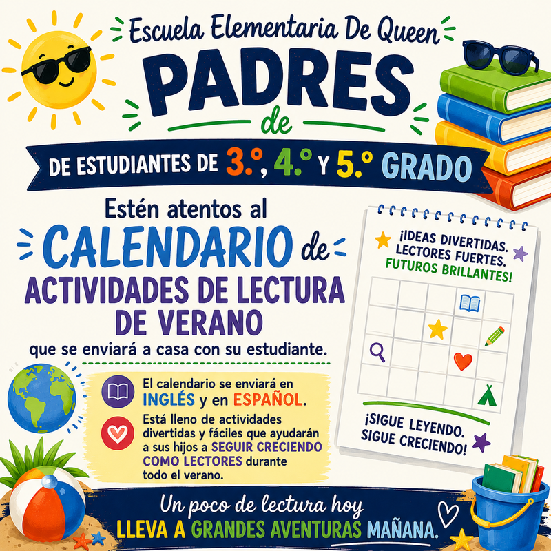 Summer Reading Calendar