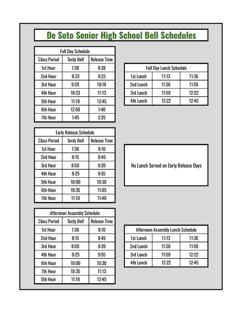 Bell Schedule