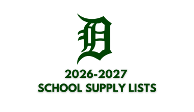 School Supply List Flyer