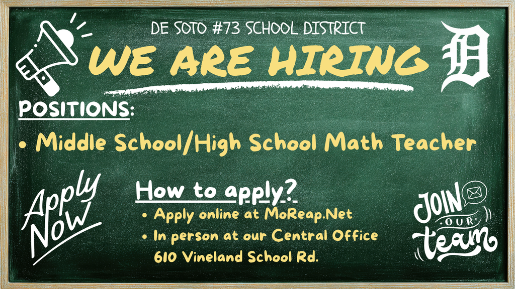 We are hiring flyer.