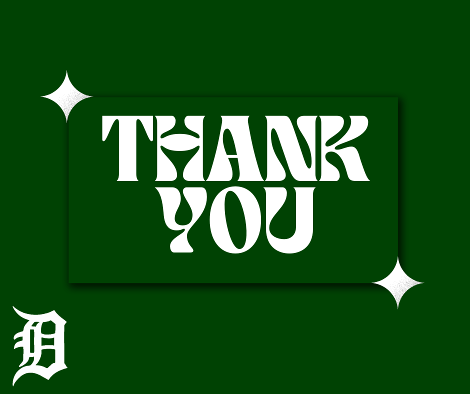 Thank you flyer.