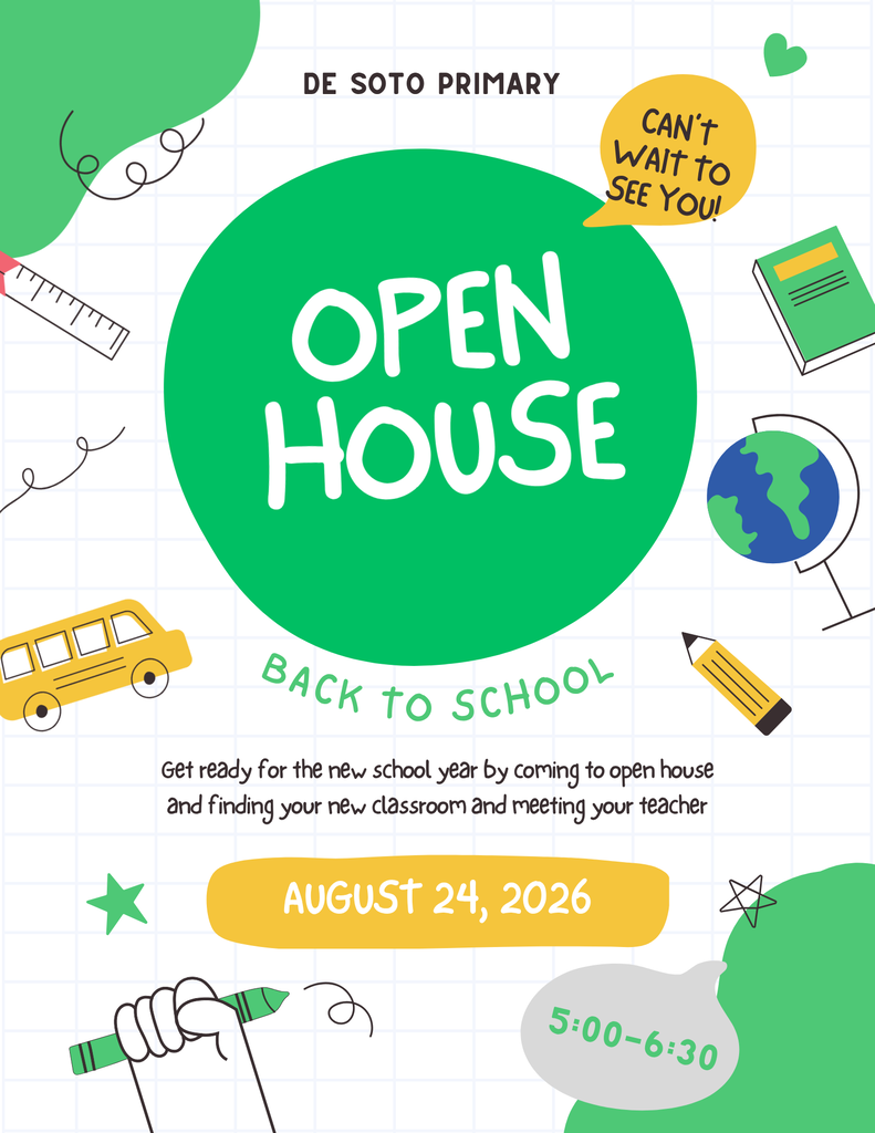 Open House Flyer August 24, from 5:00-6:30