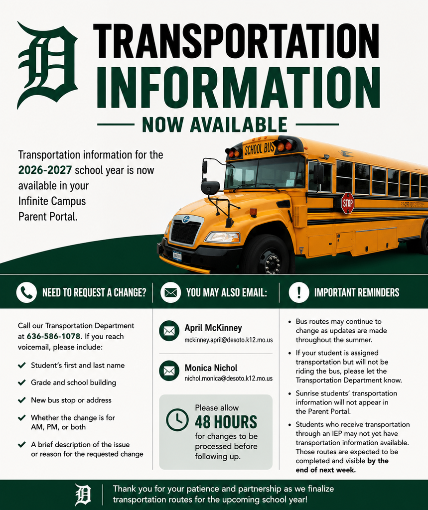 Bus routes flyer