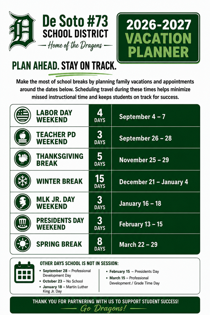 Vacation Planner Flyer.