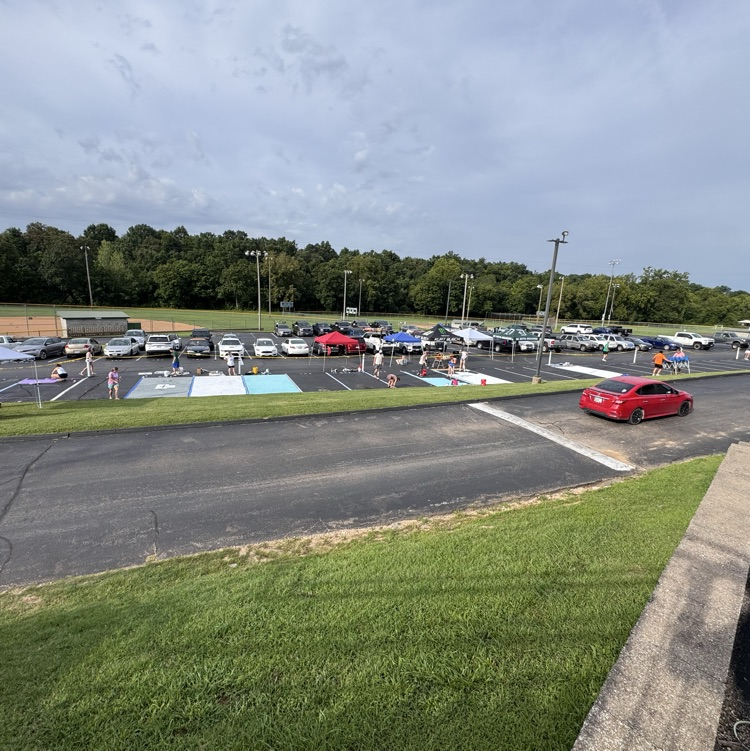 Painted Parking Spots