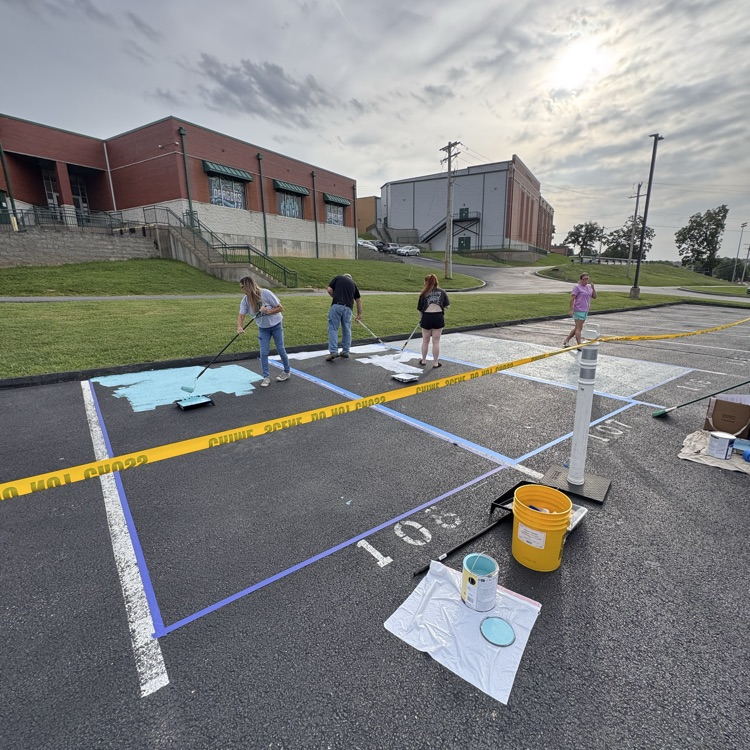 Painted Parking Spots
