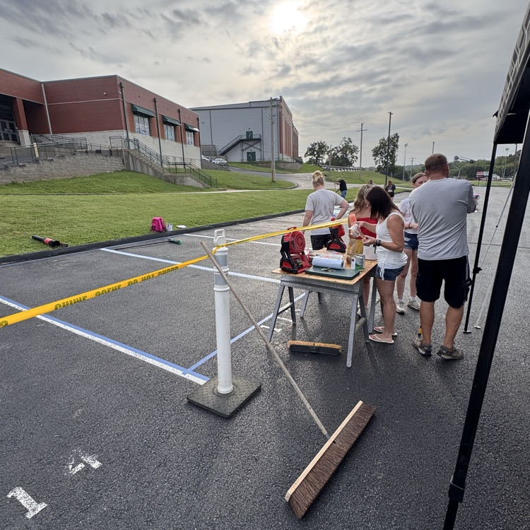 Painted Parking Spots