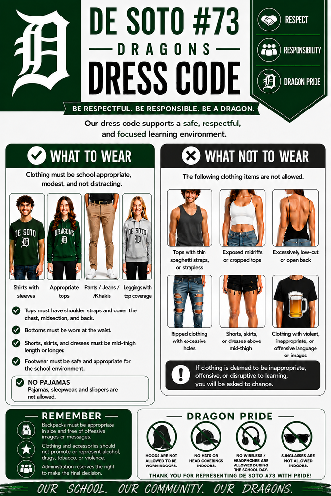 Dress code flyer