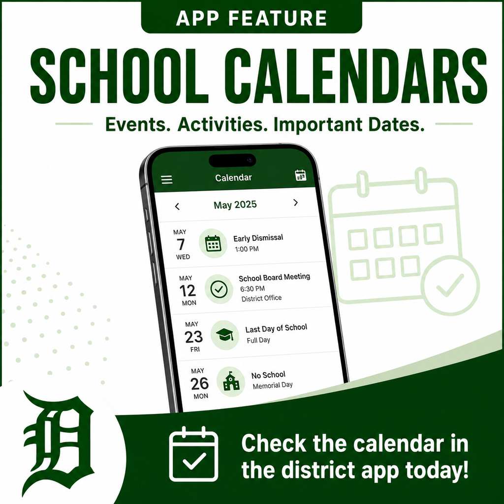 School Calendar Flyer