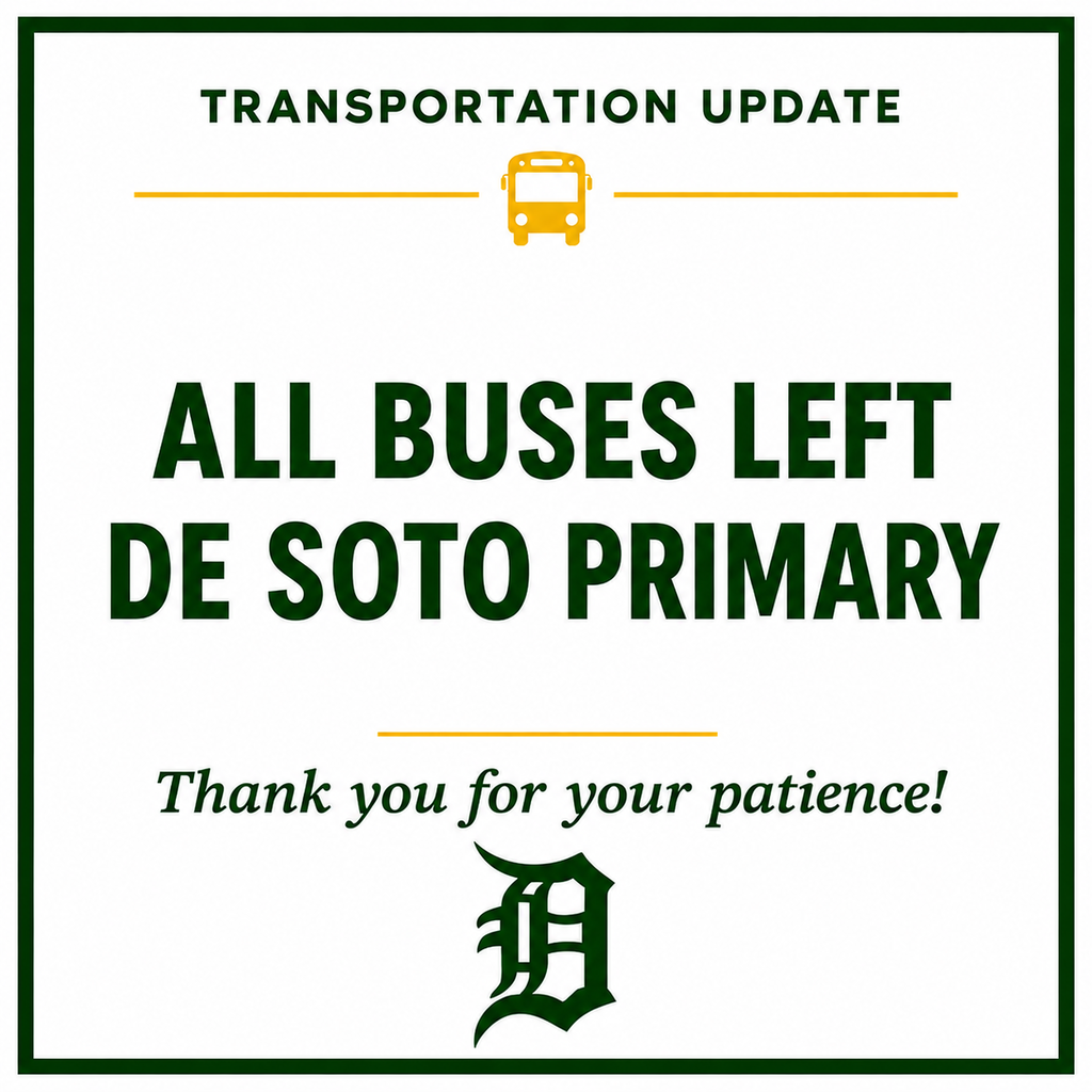 Transportation update flyer.
