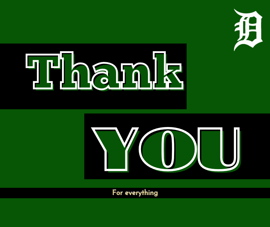 Thank you flyer.