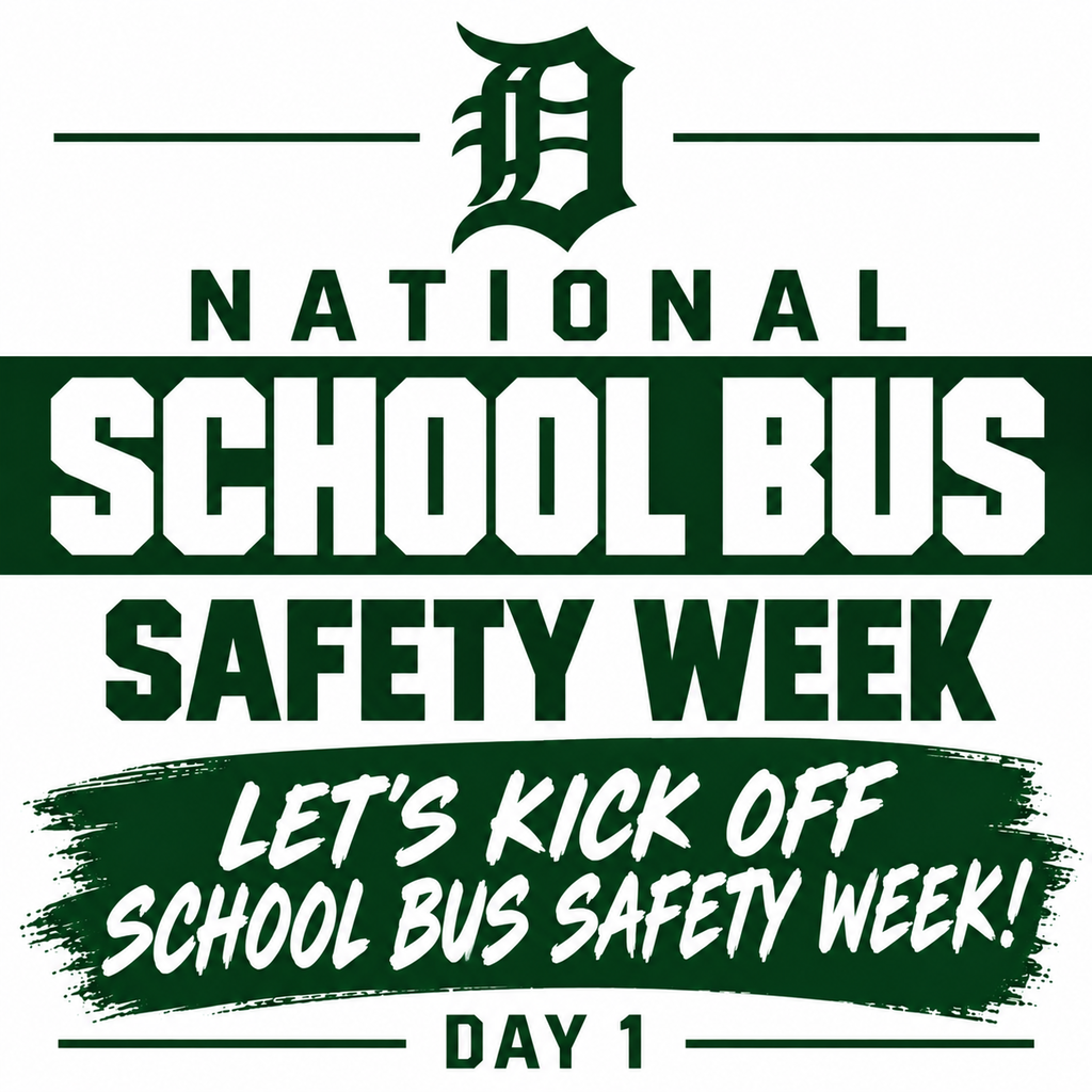 School Bus Safety Week Flyer.