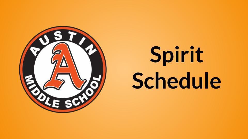 Austin spirit schedule