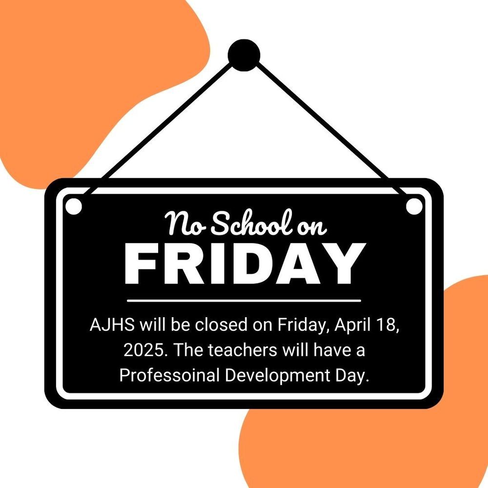 No school on Friday, April 18
