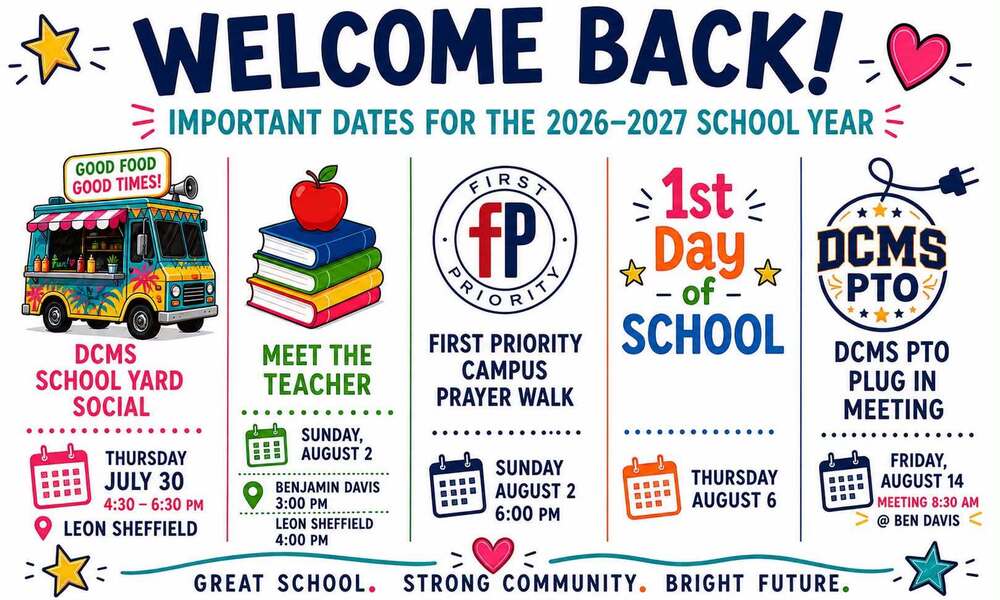 Welcome Back Dates