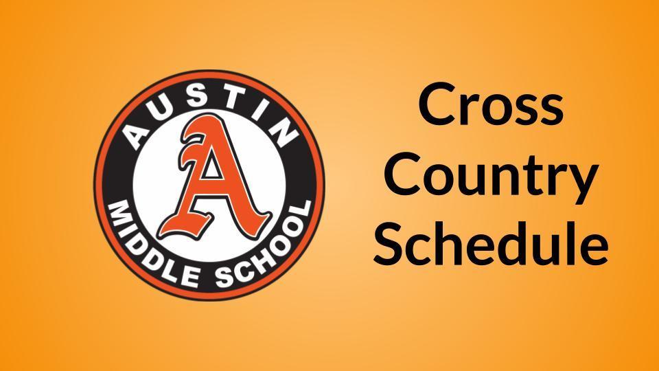 Cross country schedule