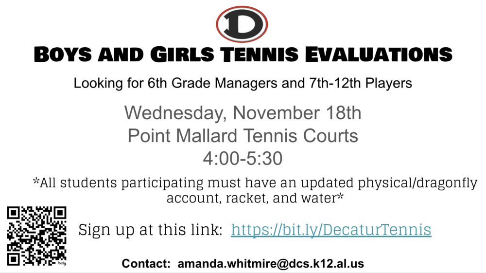 tennis tryout