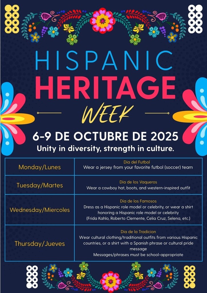 Hispanic heritage week details