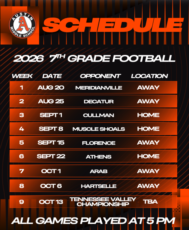 AMS Football Schedule