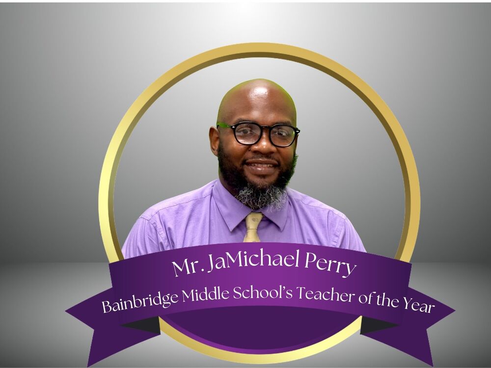 JaMichael Perry BMS Teacher of the Year