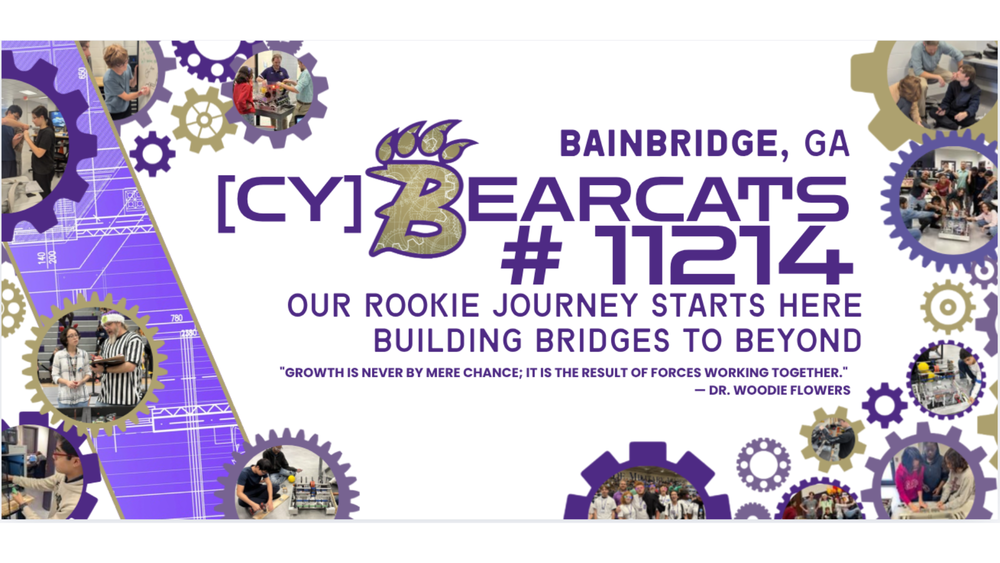 CYBEARCATS: Our Rookie Journey Starts Hear Building Bridges to Beyond